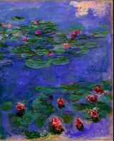 Water Lilies, Claude Monet, ca. 1914-1917, Legion of Honor Museum, San Francisco, CA.
